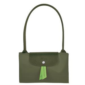 Longchamp Le Pliage Green Forest Shoulder Bag L